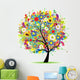 Floral tree beautiful, summer Wall Decal