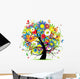 Floral tree beautiful Wall Decal
