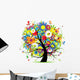 Floral tree beautiful Wall Decal