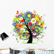 Floral tree beautiful Wall Decal