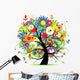 Floral tree beautiful Wall Decal