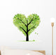 Valentine Tree Love Leaf From Hearts Wall Mural