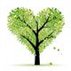 Valentine Tree Love Leaf From Hearts Wall Mural