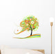 Art tree beautiful for your design Wall Decal