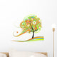 Art tree beautiful for your design Wall Decal