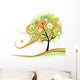 Art tree beautiful for your design Wall Decal