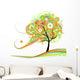 Art tree beautiful for your design Wall Decal