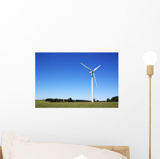 Wind Turbines Sustainable Energy horizontal Wall Mural