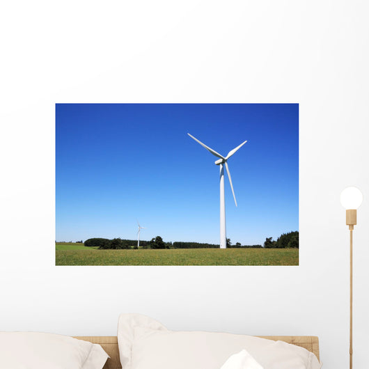 Wind Turbines Sustainable Energy horizontal Wall Mural