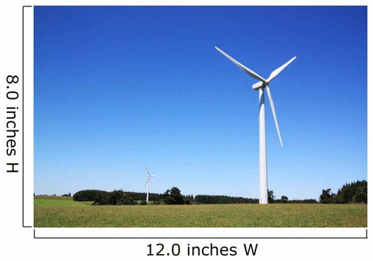 Wind Turbines Sustainable Energy horizontal Wall Mural