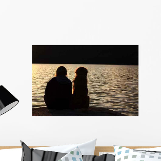 Staring into Sun Wall Decal