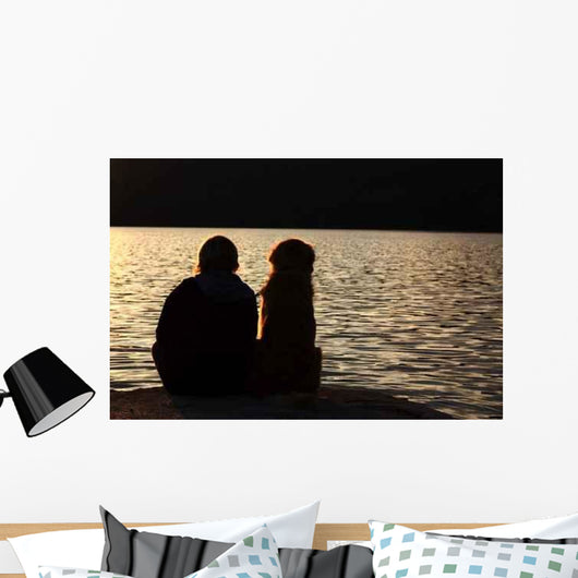 Staring into Sun Wall Decal