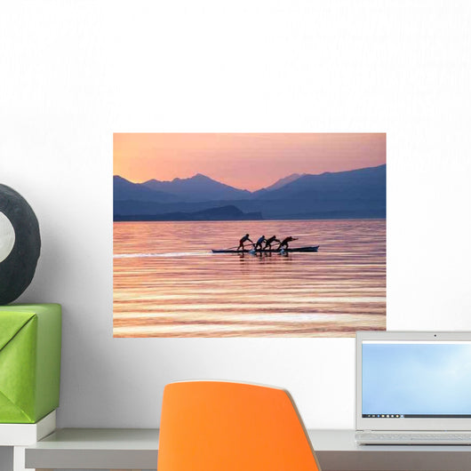 Vogatori Al Lago Wall Decal