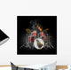 Drums in Fire Wall Mural