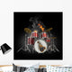Drums in Fire Wall Mural