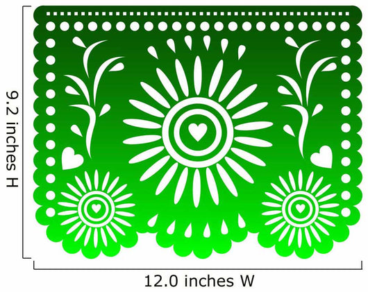 Dia de Muertos Papel Picado Wall Mural