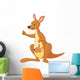 Kangaroo and Joey Wall Decal