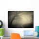 Road through Dark Forest Wall Decal