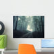 Man Walking Green Forest Wall Decal