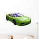 Green italian car Wall Decal
