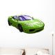 Green italian car Wall Decal