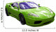 Green italian car Wall Decal