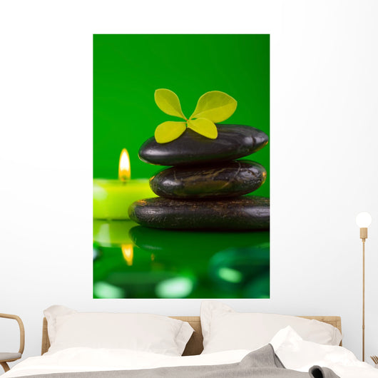 Green Wall Mural