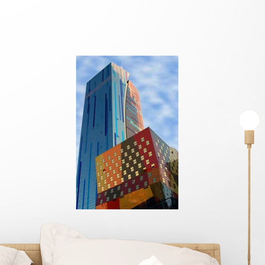 Colorful Buildings NYC Wall Decal