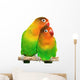 Pair Little Lovebirds Wall Decal