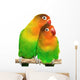 Pair Little Lovebirds Wall Decal