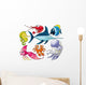 Marine Life Wall Decal Sticker Set