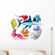 Marine Life Wall Decal Sticker Set