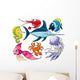 Marine Life Wall Decal Sticker Set