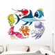 Marine Life Wall Decal Sticker Set