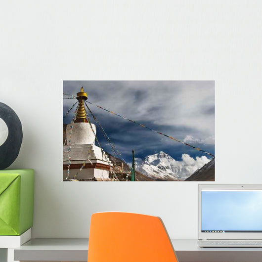 Buddhist Monastery Everest Wall Decal