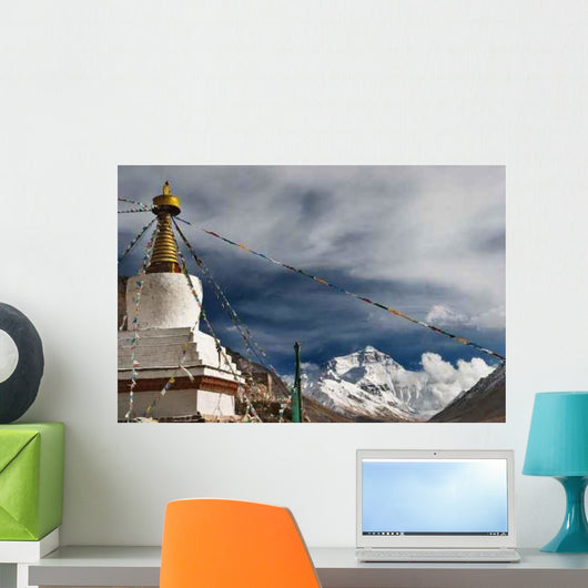 Buddhist Monastery Everest Wall Decal