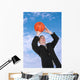 Business Man Playing Basketball