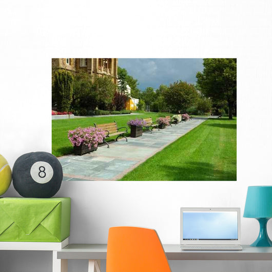 Benches Park Wall Decal