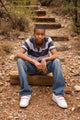 Male Teen Sitting Trail Wall Mural