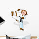 Monkey Karate Wall Decal