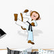 Monkey Karate Wall Decal