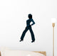 African American Female Jazz Wall Decal