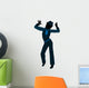 African American Female Jazz Wall Decal