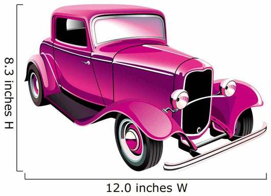 Vintage Muscle Car Wall Decal