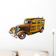 Old-fashioned Hot Rod Wall Decal