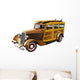 Old-fashioned Hot Rod Wall Decal