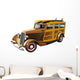 Old-fashioned Hot Rod Wall Decal