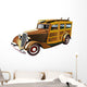 Old-fashioned Hot Rod Wall Decal