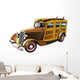 Old-fashioned Hot Rod Wall Decal