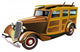 Old-fashioned Hot Rod Wall Decal